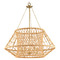 Progress Lighting Progress Lighting Parkhurst 5-Light Vintage Brass Chandelier P400324-163