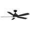 Fanimation Fans Fanimation Fans Doren Black LED Ceiling Fan with Light FP8533BL