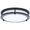 Nuvo Lighting Nuvo Lighting Glamour Black LED Flushmount Light 62-1975