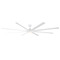 Modern Forms by WAC Lighting Modern Forms Hydra Matte White LED Ceiling Fan with Light FR-W1805-120L27-MW