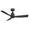 Fanimation Fans Fanimation Fans Kute 44 Black Ceiling Fan Without Light FPD8547BL