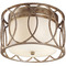 Troy Lighting Troy Lighting Sausalito Silver Gold Flushmount Light C1280-SG