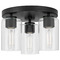 Progress Lighting Progress Lighting Atwell 1-Light Matte Black Semi-Flush Mount P350237-31M