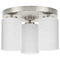 Progress Lighting Progress Lighting Atwell 2-Light Brushed Nickel Semi-Flush Mount P350238-009