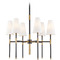 Hudson Valley Lighting Hudson Valley Lighting Bowery Aged Brass & Aged Old Bronze Chandelier 3728-AOB