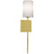 AFX Lighting Afx Lighting Rose Satin Brass Sconce ROSS0420CBSB