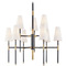 Hudson Valley Lighting Hudson Valley Lighting Bowery Aged Brass & Aged Old Bronze Chandelier 3734-AOB