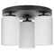 Progress Lighting Progress Lighting Atwell 2-Light Matte Black Semi-Flush Mount P350238-31M