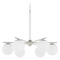 Quorum Lighting Quorum Lighting Jasper Satin Nickel Chandelier 639-6-65