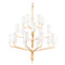 Troy Lighting Troy Lighting Juniper Gold Leaf Chandelier F61620-TGL