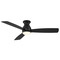 Fanimation Fans Fanimation Fans Hugh 52 Black LED Ceiling Fan with Light FPS8355BBLW