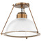 Troy Lighting Troy Lighting Lauren Liess Glint Patina Brass LED Semi-Flushmount Light C2115-PBR