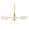 Troy Lighting Troy Lighting Sacramento Patina Brass & Soft Sand Chandelier F8143-PBR/SSD