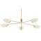 Troy Lighting Troy Lighting Sacramento Patina Brass & Soft Sand Chandelier F8163-PBR/SSD