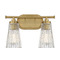 Savoy House Savoy House Lighting Warm Brass Bathroom Light 8-1745-2-322