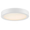 Design Classics Lighting Flat LED Light Surface Mount 6-Inch Round White 5CCT 1025LM 6G-WH