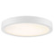 Design Classics Lighting Flat LED Light Surface Mount 8-Inch Round White 5CCT 1385LM 8G-WH