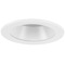 Progress Lighting 1-Light Open Trim from the 4In Recessed Collection in Satin White Finish P804001-028