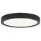 Design Classics Lighting Flat LED Light Surface Mount 8-Inch Round Matte Black 5CCT 1250LM 8G-MBK