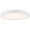 Design Classics Lighting Flat LED Light Surface Mount 10-Inch Round White 5CCT 1570LM 10G-WH