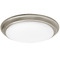 AFX Lighting Afx Lighting Baron Satin Nickel LED Flushmount Light BRNF14LAJD1SN