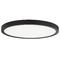 Design Classics Lighting Flat LED Light Surface Mount 14-Inch Round Matte Black 5CCT 2165LM 14G-MBK