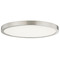 Design Classics Lighting Flat LED Light Surface Mount 14-Inch Round Satin Nickel 5CCT 2235LM 14G-SN