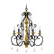 Quoizel Lighting Quoizel Lighting Althea Matte Black Chandelier AEA5026MBK