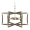Currey and Company Lighting Currey and Company Bastian Chateau Gray & Contemporary Silver Leaf Pendant Light 9000-0968