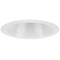 Progress Lighting 1-Light Open Trim from the 6In Recessed Shallow Collection in Satin White Finish P806007-028