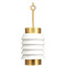 Progress Lighting Progress Lighting Onshore 1-Light Vintage Brass Mini Pendant P500194-160