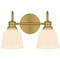 Quoizel Lighting Quoizel Lighting Hinton Aged Brass Bathroom Light HIN8614AB