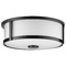 Progress Lighting Progress Lighting Cowan 2-Light Matte Black Flush Mount P350254-31M