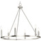 Progress Lighting Progress Lighting Cowan 3-Light Brushed Nickel Chandelier P400313-009