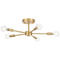 Progress Lighting Progress Lighting Delayne Brushed Bronze Semi-Flushmount Light P350219-109