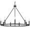 Progress Lighting Progress Lighting Cowan 5-Light Matte Black Chandelier P400314-31M
