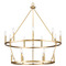 Progress Lighting Progress Lighting Cowan 9-Light Vintage Brass Chandelier P400315-163