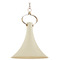 Troy Lighting Troy Lighting Radcliff Patina Brass & Soft Sand LED Pendant Light with Bell Shade F1518-PBR/SSD