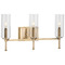 Progress Lighting Progress Lighting Elara Vintage Brass Bathroom Light P300358-163
