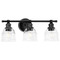 Progress Lighting Progress Lighting Ambrose Matte Black Bathroom Light P300375-31M
