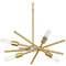 Progress Lighting Progress Lighting Foster 4-Light Satin Brass Chandelier P400108-012