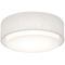 AFX Lighting Afx Lighting Sanibel Linen White Flushmount Light SAF1614MB-LW