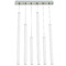 AFX Lighting Afx Lighting Caden Satin Nickel LED Multi-Light Pendant with Cylindrical Shade CADP99L30UDSNLNR6