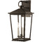 Troy Lighting Troy Lighting Soren Textured Bronze & Highlight Outdoor Wall Light B8903-TBZH
