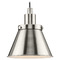 Progress Lighting Progress Lighting Hinton 1-Light Brushed Nickel Mini Pendant P500383-009