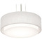 AFX Lighting Afx Lighting Sanibel Black Pendant Light with Drum Shade SAP1614MBBK-LW