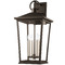 Troy Lighting Troy Lighting Soren Textured Bronze & Highlight Outdoor Wall Light B8904-TBZH