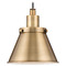 Progress Lighting Progress Lighting Hinton 1-Light Vintage Brass Mini Pendant P500383-163