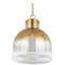 Troy Lighting Troy Lighting Beryl Patina Brass LED Pendant Light with Bowl / Dome Shade F2116-PBR