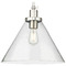Progress Lighting Progress Lighting Hinton 1-Light Brushed Nickel Pendant P500384-009